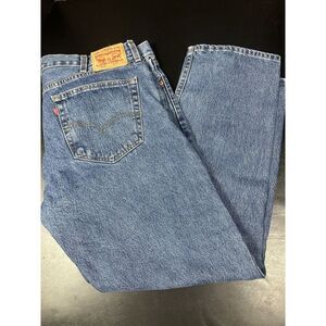 Levi's 505 Jeans Men's 40x30 Regular Fit 100%‎ Cotton Straight Leg Blue